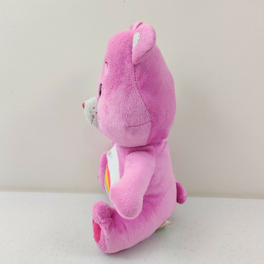 Care Bears Cheer Bear Plush Stuffed Animal Kellytoy 12" Sitting 2016 Pink Toy - Picture 7 of 12
